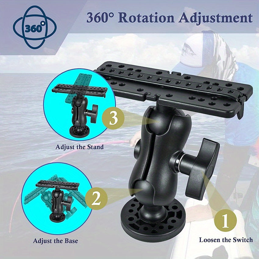 Swivel Fish-finder Mount for Kayak & Boat-4