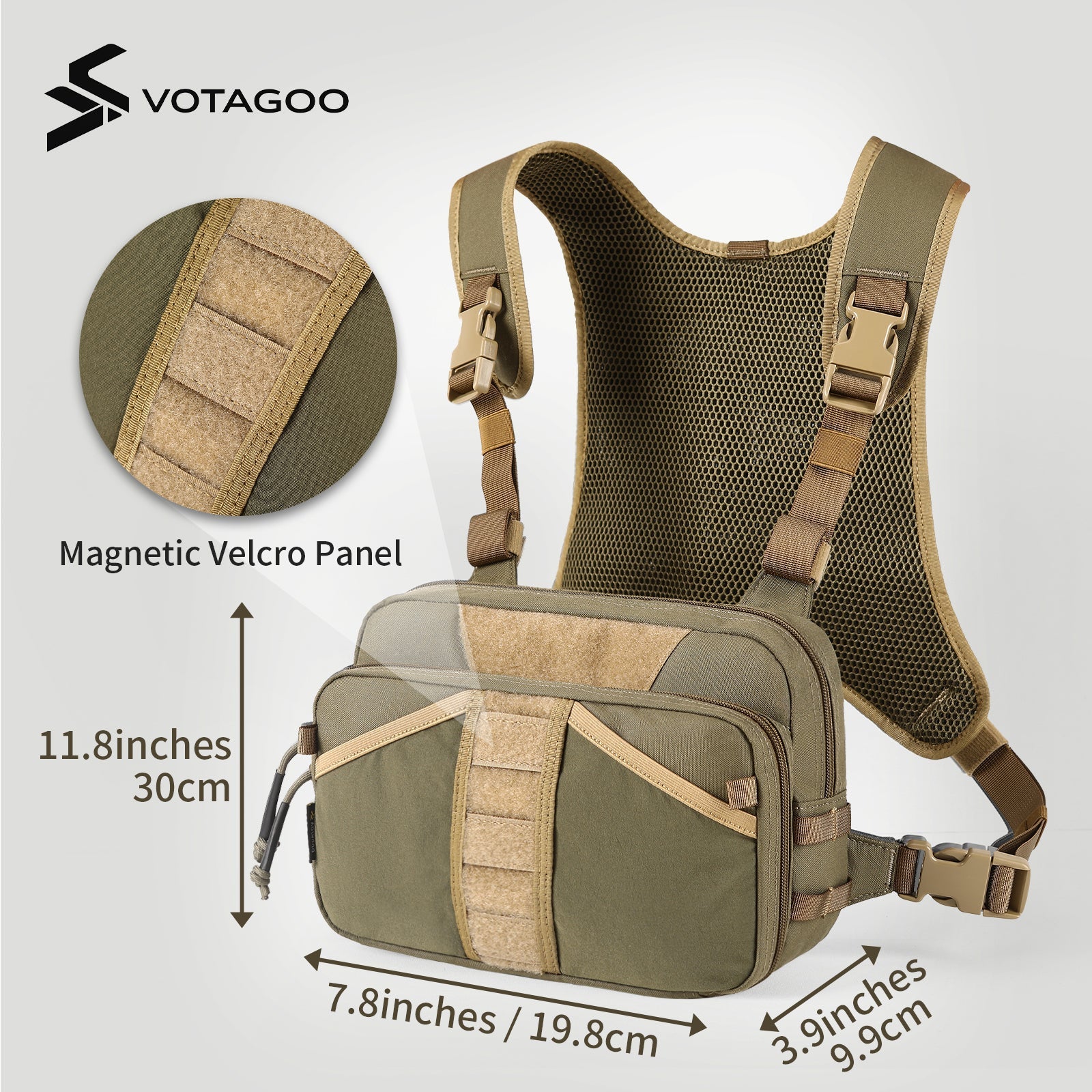 VOTAGOO® Fishing Chest Pack-2