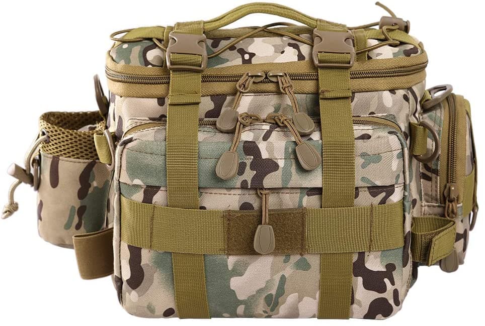 Fishing Tackle Storage Cross Body Sling Backpack-9