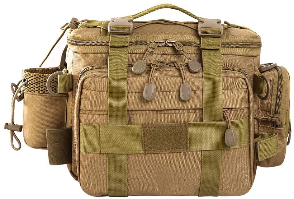 Fishing Tackle Storage Cross Body Sling Backpack-8