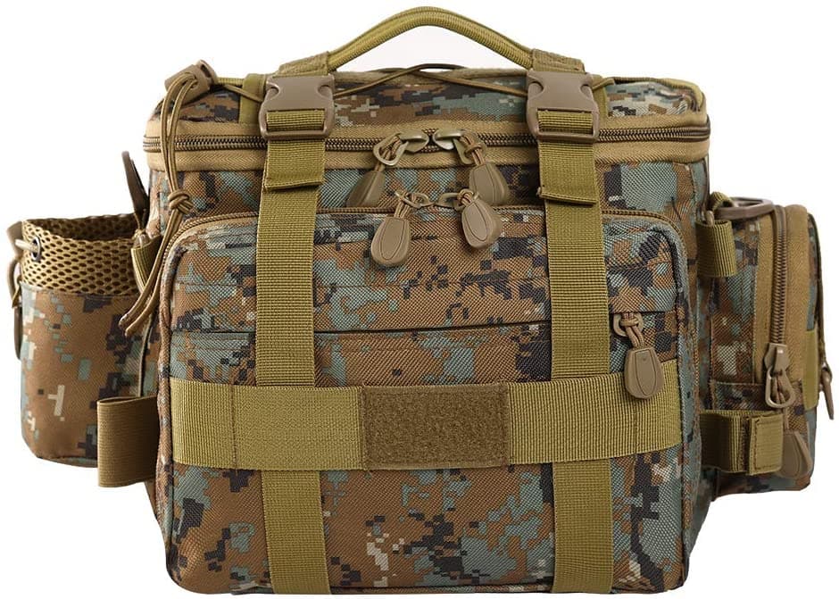 Fishing Tackle Storage Cross Body Sling Backpack-6