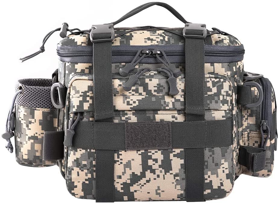 Fishing Tackle Storage Cross Body Sling Backpack-5
