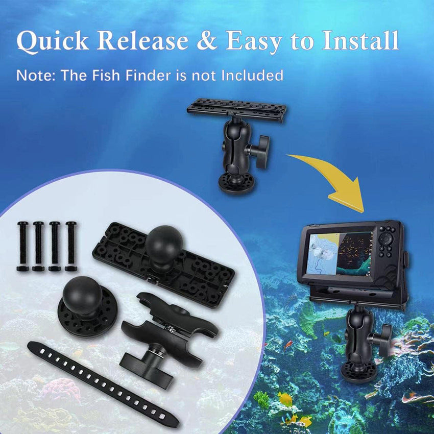 Swivel Fish-finder Mount for Kayak & Boat-3