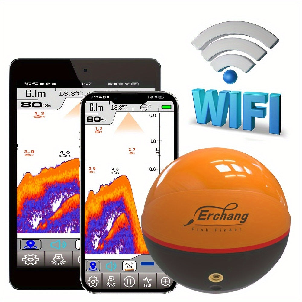 WIFI Fish Finder Wireless Sonar Echo Sounder-2