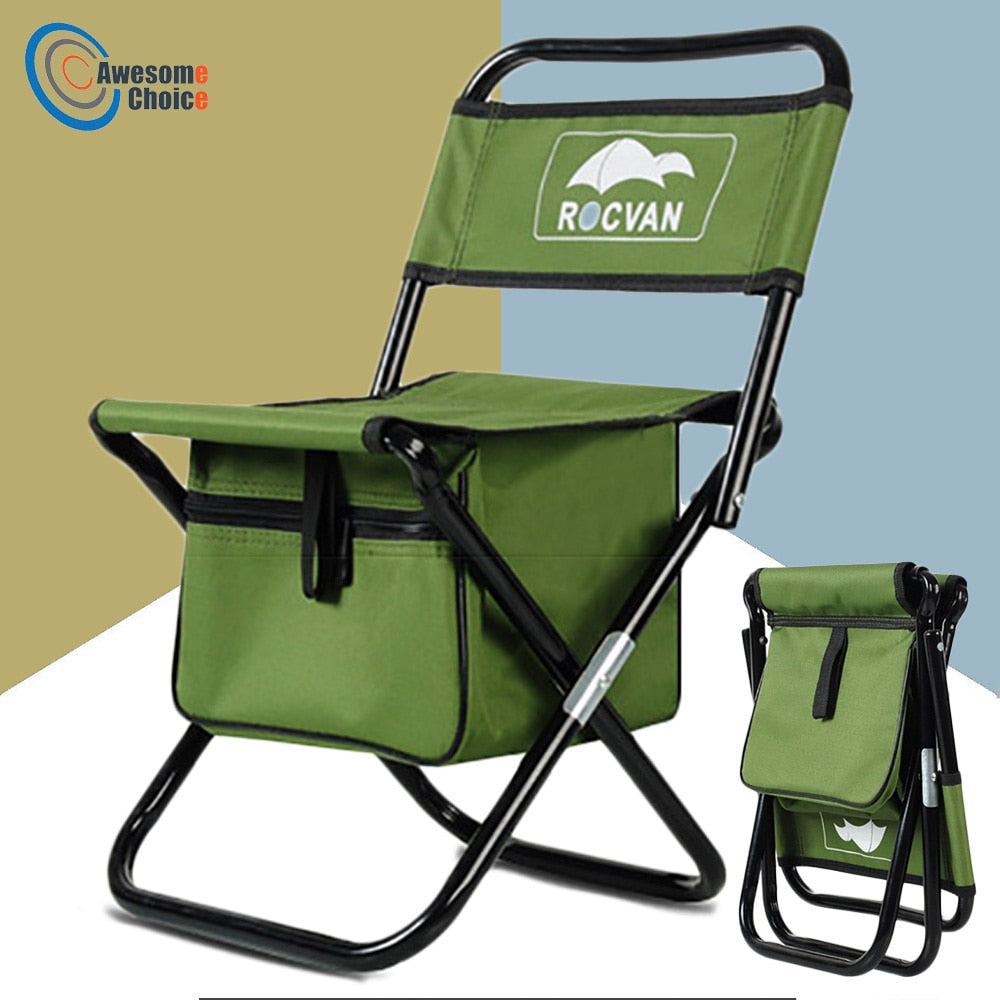 Foldable Fishing Chair Backrest Backpack Camouflage Portable Fishing Equipment Fishing Bag And Chair-1