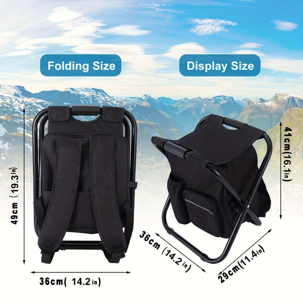 Portable Fishing Backpack Chair for Outdoor Adventures-2