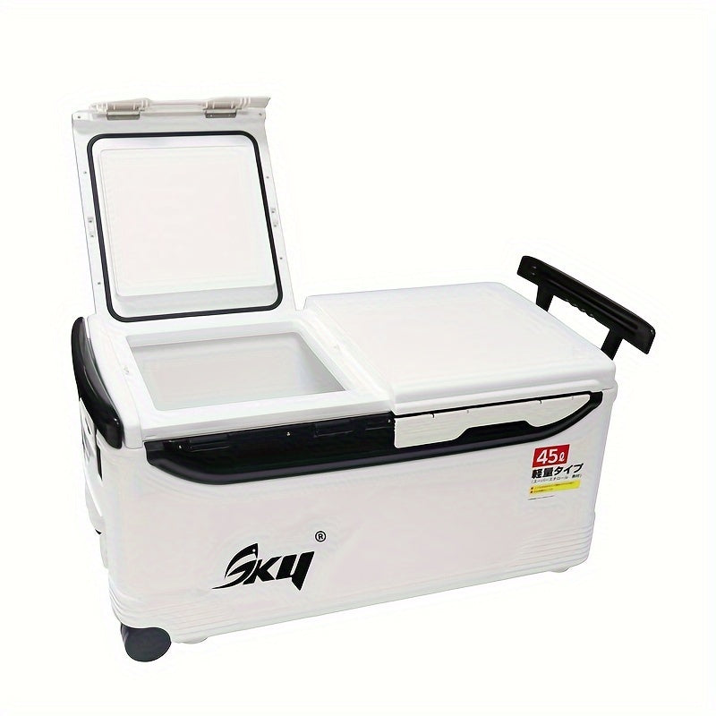 Insulated Outdoor Cooler with Wheels & Locks-0