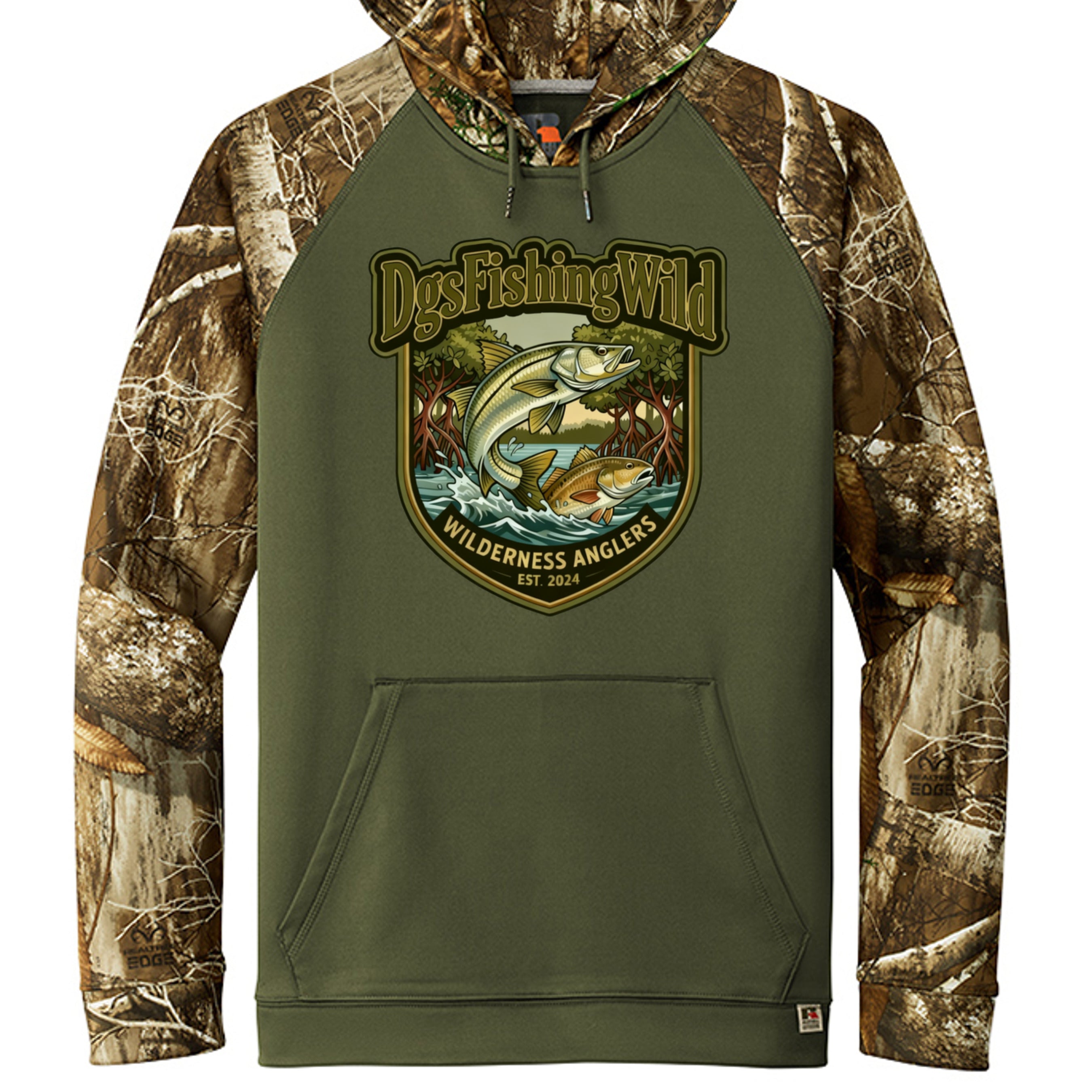 Olive Drab Green/ Realtree Edge - RU451 - FRONT