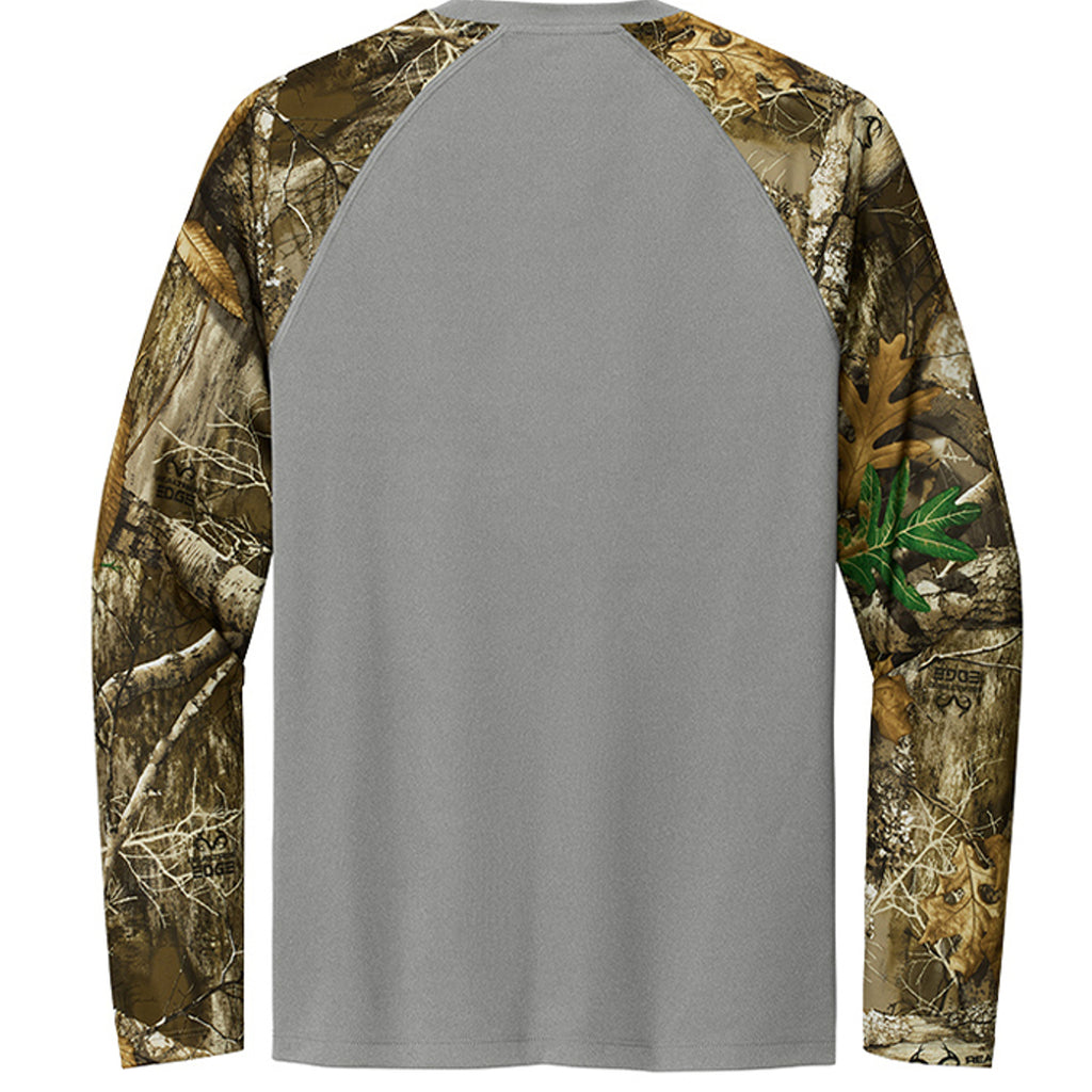 Grey Concrete Heather/ Realtree Edge - RU151LS - BACK